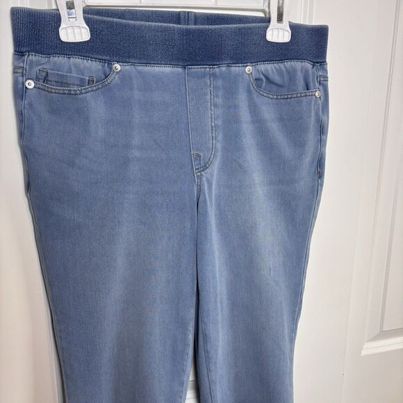 DG2 Diane Gilman Pull-On High Rise Stretch Skinny Jeans Medium Petite Pre owned - Picture 1 of 12
